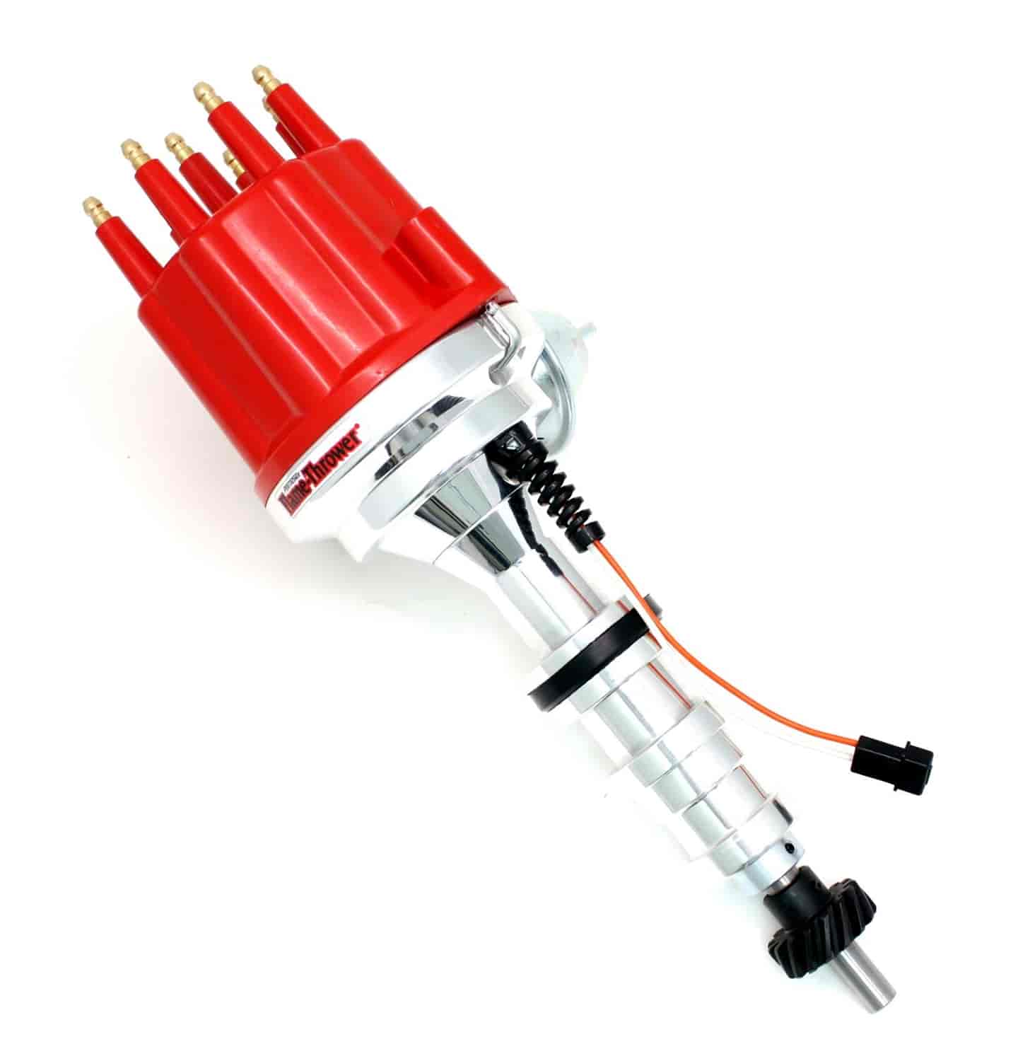 PerTronix D333711 Flame-Thrower Electronic Distributor Billet Magnetic Trigger Ford 332-428 FE Red M