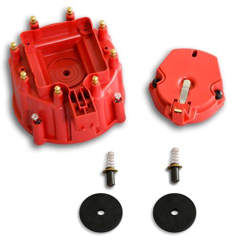 Flame Thrower Distributor Cap and Rotor Kit For 1975-1990 GM Models with HEI Ignition [V8]