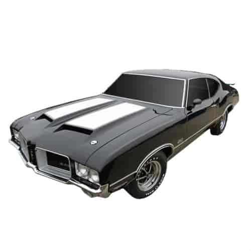 W29 Stripe Kit for 1971 Oldsmobile 442 W29 w/Air Induction Hood