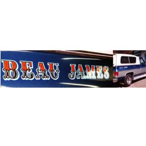 Beau James Bed Decals for 1975 GMC Beau James Truck