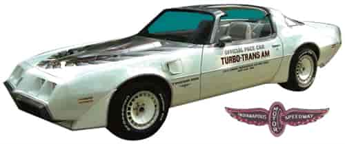 Indy Pace Car Turbo Ultimate Decal Kit for 1980 Pontiac Firebird Trans Am Turbo
