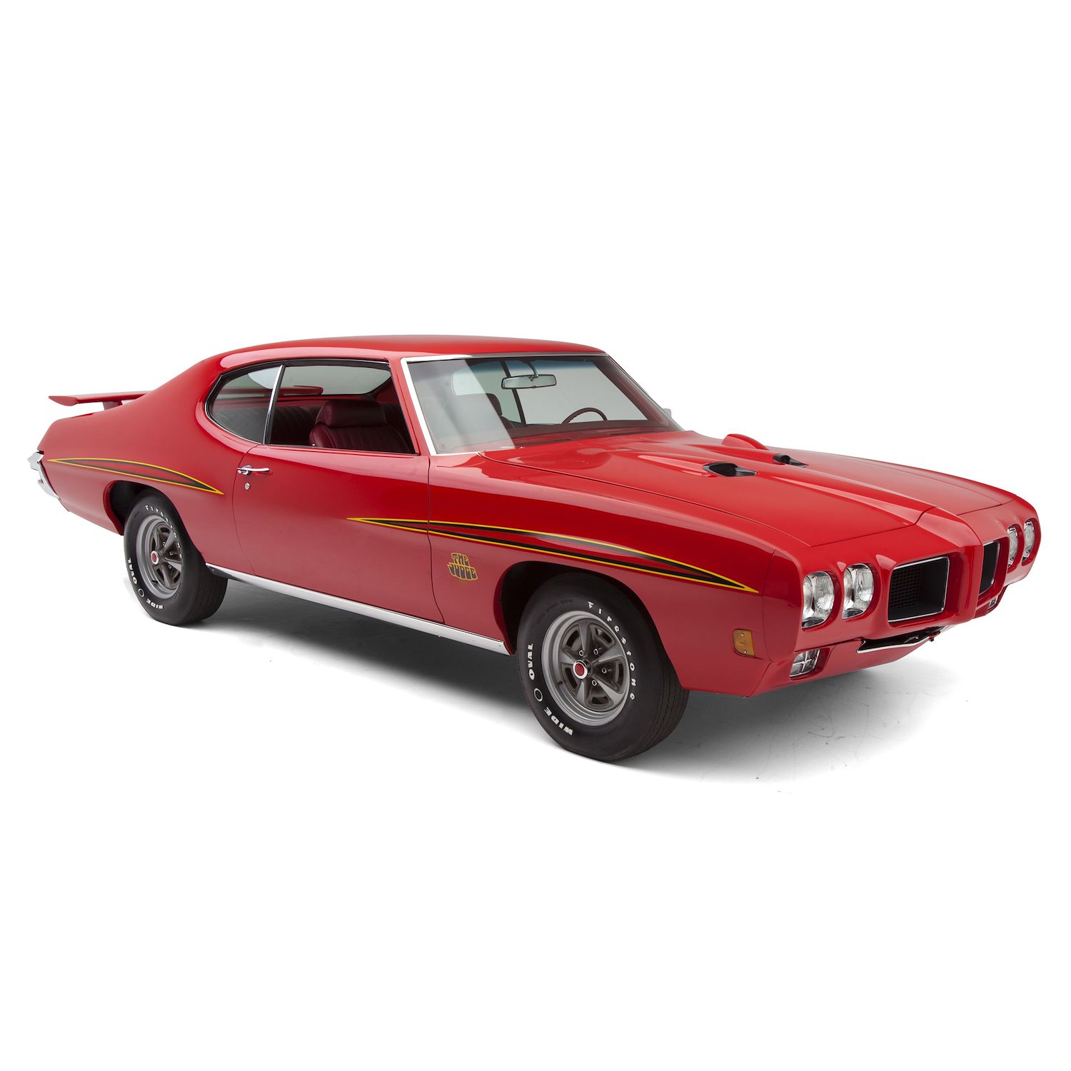 Phoenix Graphix 7071JDGYRBLK: GTO Stripe Kit for 1970-1971 Pontiac 