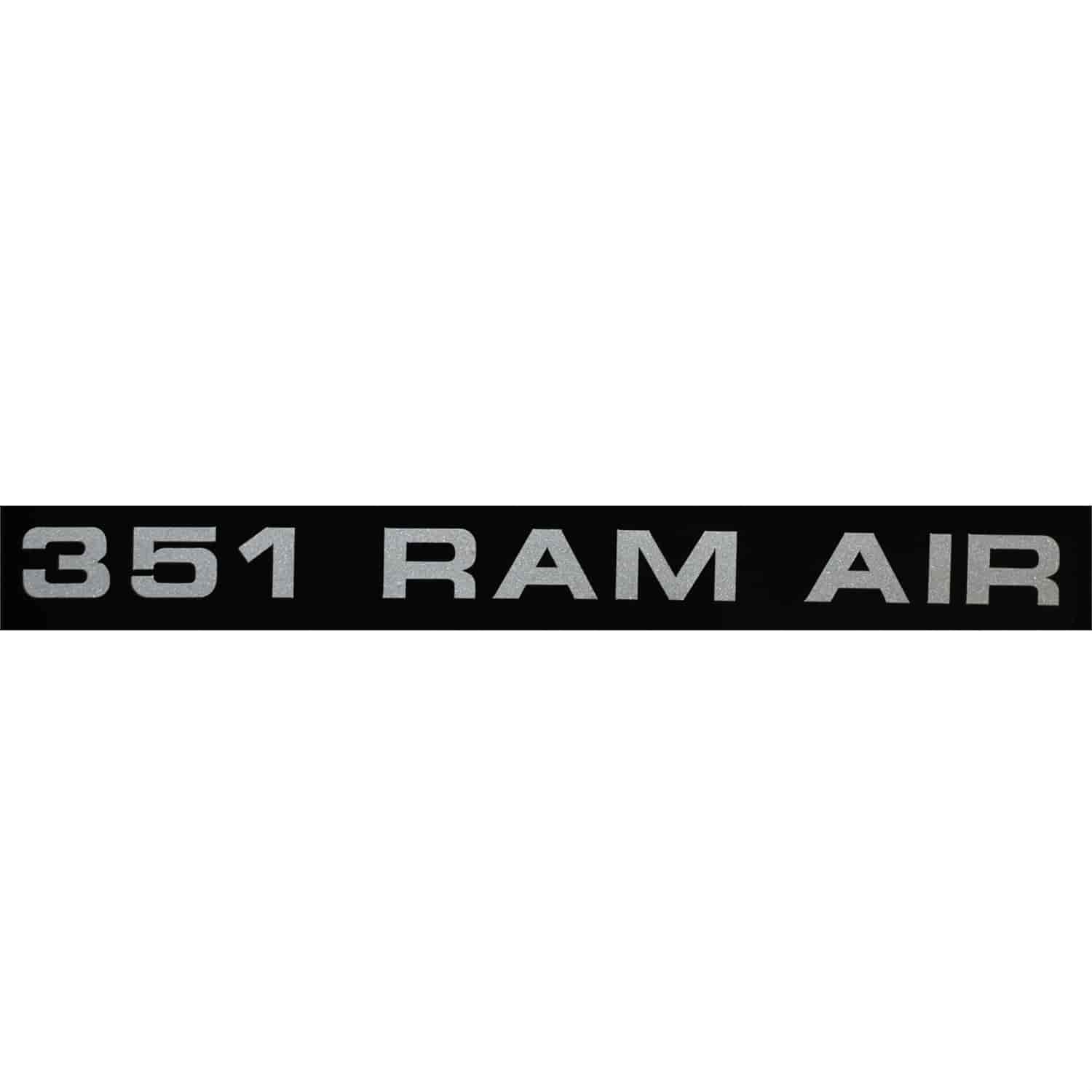 351 Hood Ram Air Decals for 1971-1973 Mustang