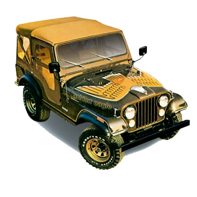 Golden Eagle Decal Kit for 1977-1980 Jeep CJ5/CJ7