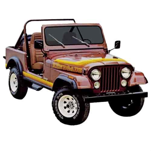 Renegade Decals and Stripes Kit for 1981-1982 Jeep Renegade
