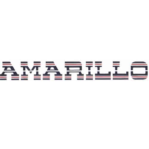 "Amarillo" Tailgate Decal for 1981-1987 GMC Caballero Amarillo