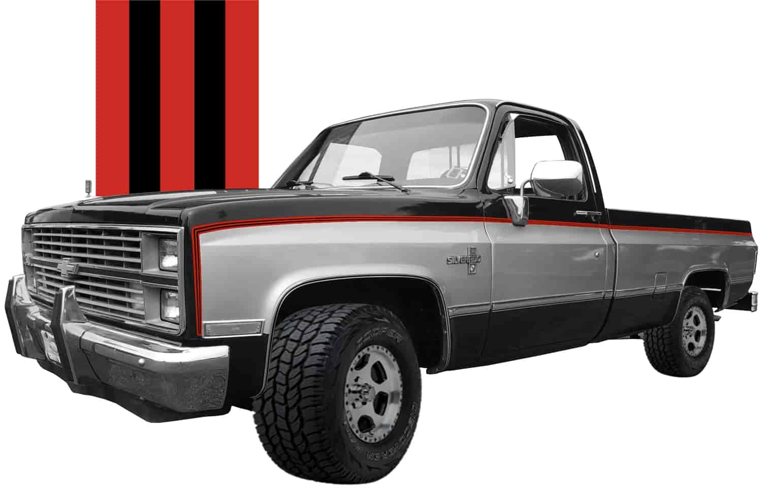 5-Band Body Stripe Kit 1984-1991 Chevy or GMC Full Size Truck