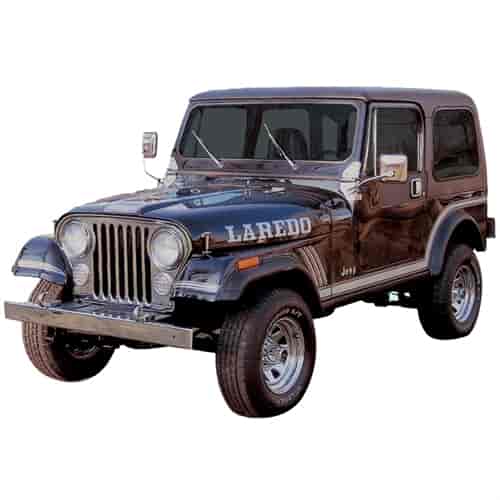Laredo Decal and Stripe Kit for 1985-1986 Jeep Laredo