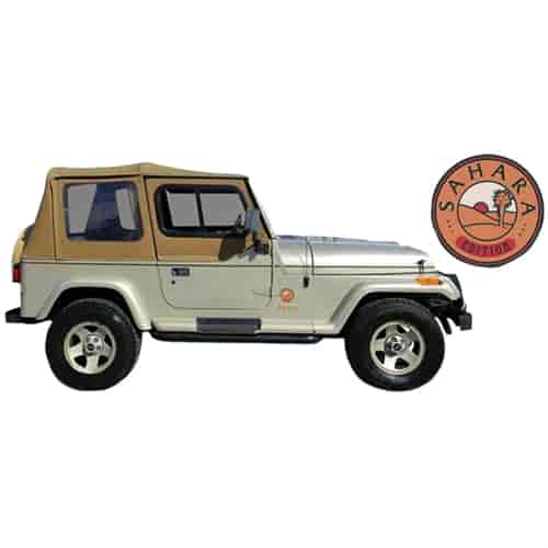 Wrangler Sahara Decal Kit for 1995 Jeep Wrangler Sahara