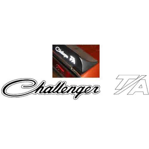 Challenger T/A Rear Spoiler Name for 1970 Dodge Challenger T/A
