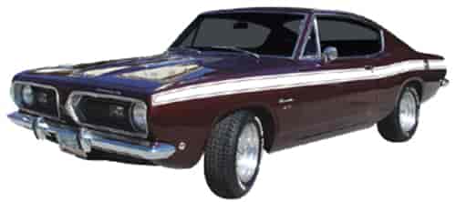 Upper Side Stripe Kit for 1969 Plymouth Barracuda