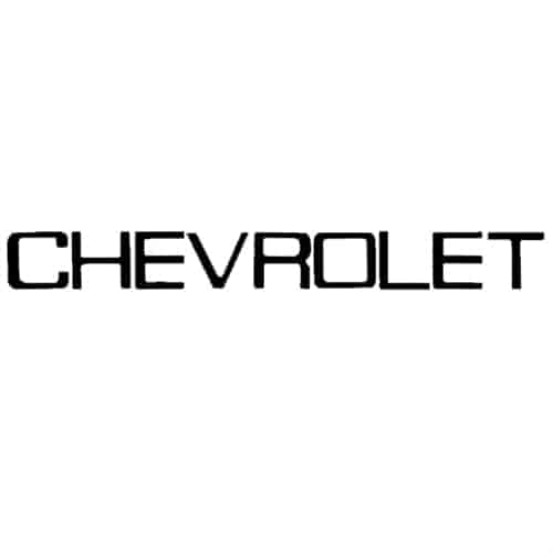 Chevrolet Truck Tailgate Decal for 1981-1986 Chevy 1500/2500 Fleetside/Stepside Pickups