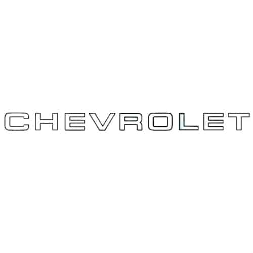 Chevrolet Truck Tailgate Decal for 1988-1998 Chevy Stepside Pickups