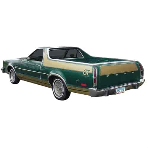 Upper Side and Tailgate Stripe Kit for 1977-1979 Ford Ranchero GT