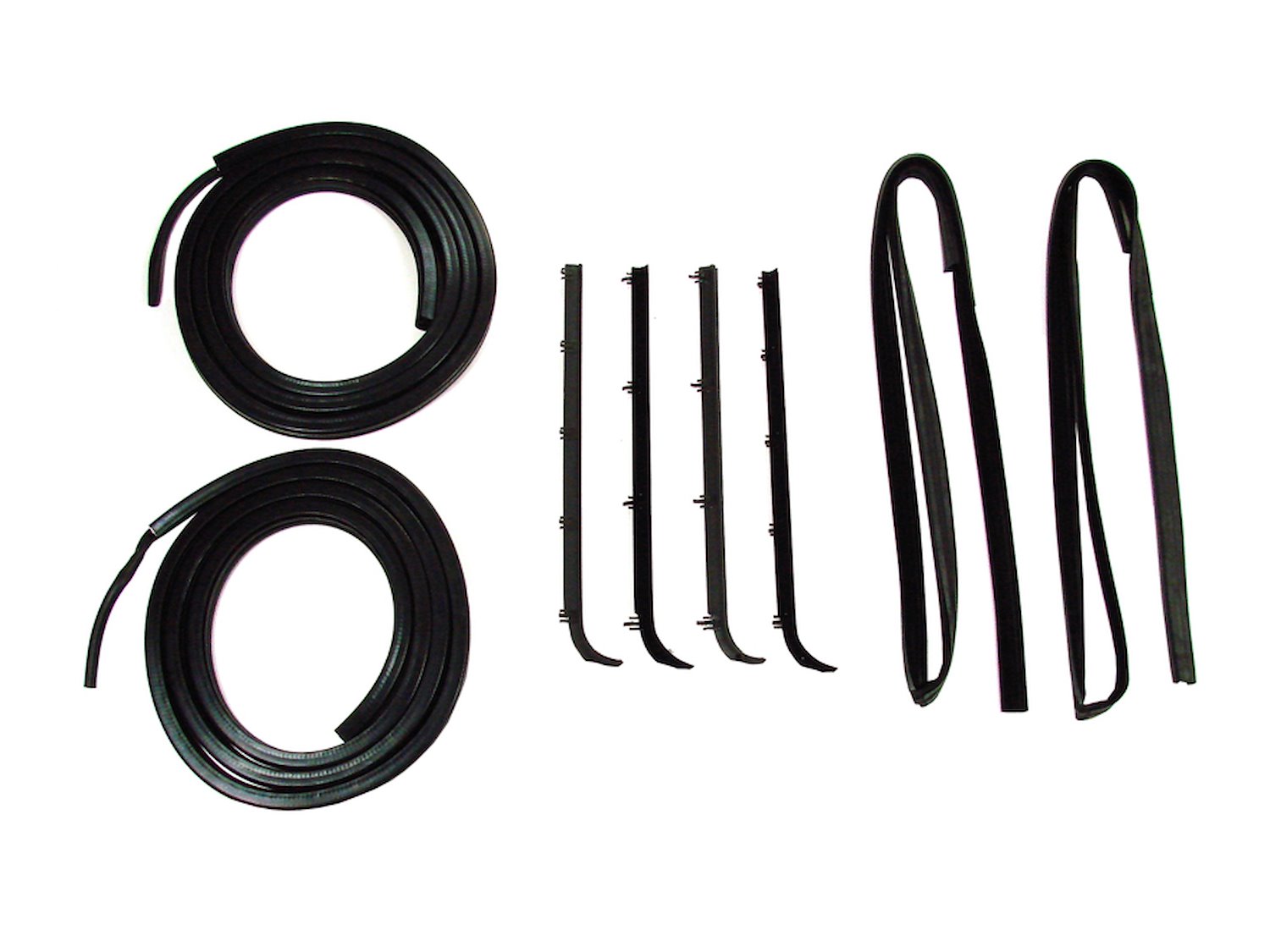 Door Weatherstrip Seal Kit for 1987-1998 Ford F-150, F-250/HD, F-350 Trucks [8-PC, Left & Right]