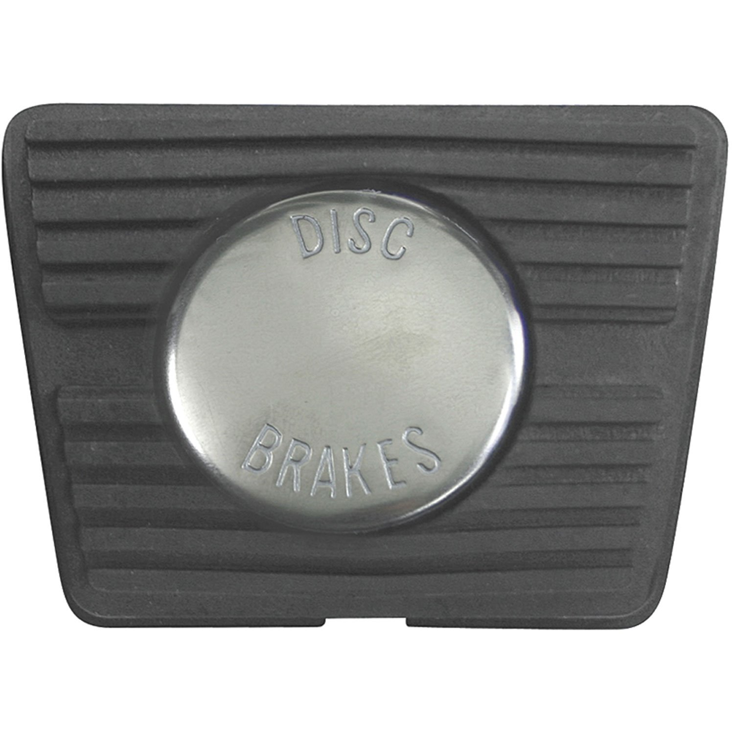 Disc Brake/Clutch Pedal Pad With Chrome Center 1967-72 Buick Skylark