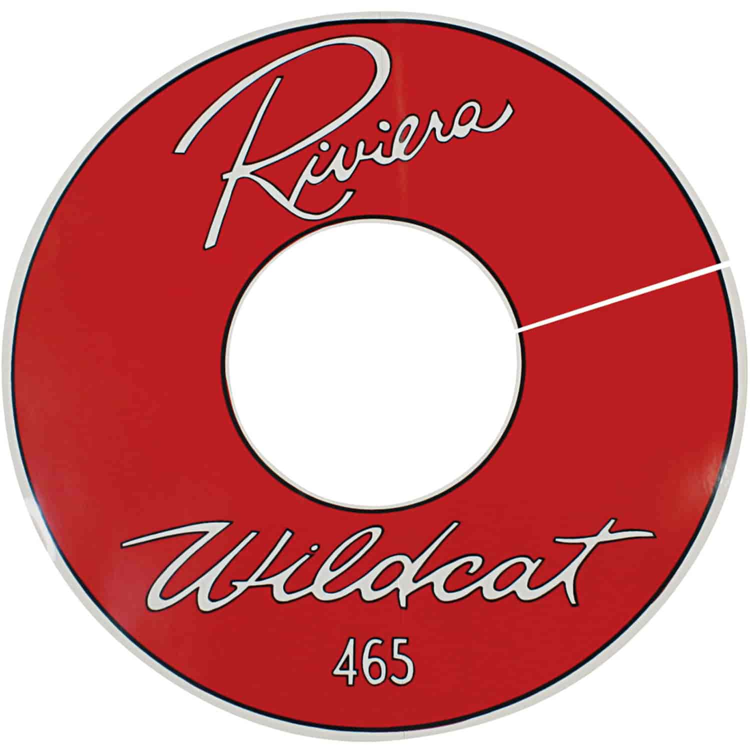 Decal 63 Riviera Air Cleaner Wildcat 465 14 Clear