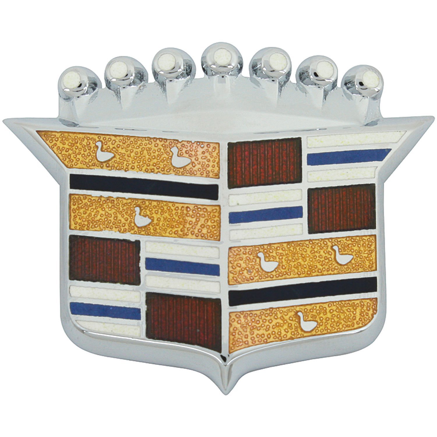 Emblem Hood Crest 1967-68 Cadillac Except Eldorado