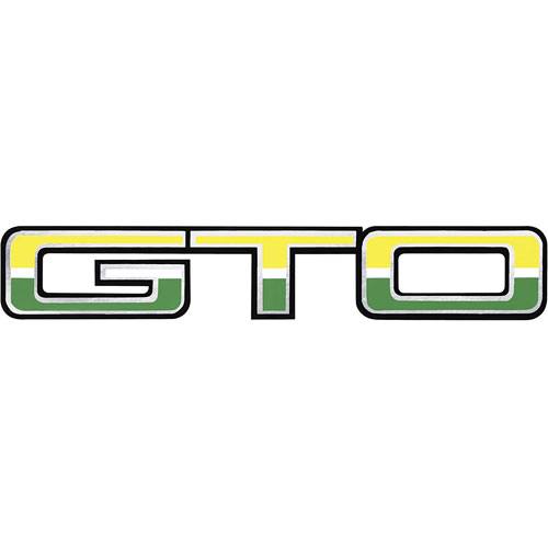 Decal 74 GTO Body GTO Light Green Dark Green White