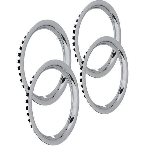 Trim Rings 15 X6 Rally Wheel Round Lip Stainless Steel