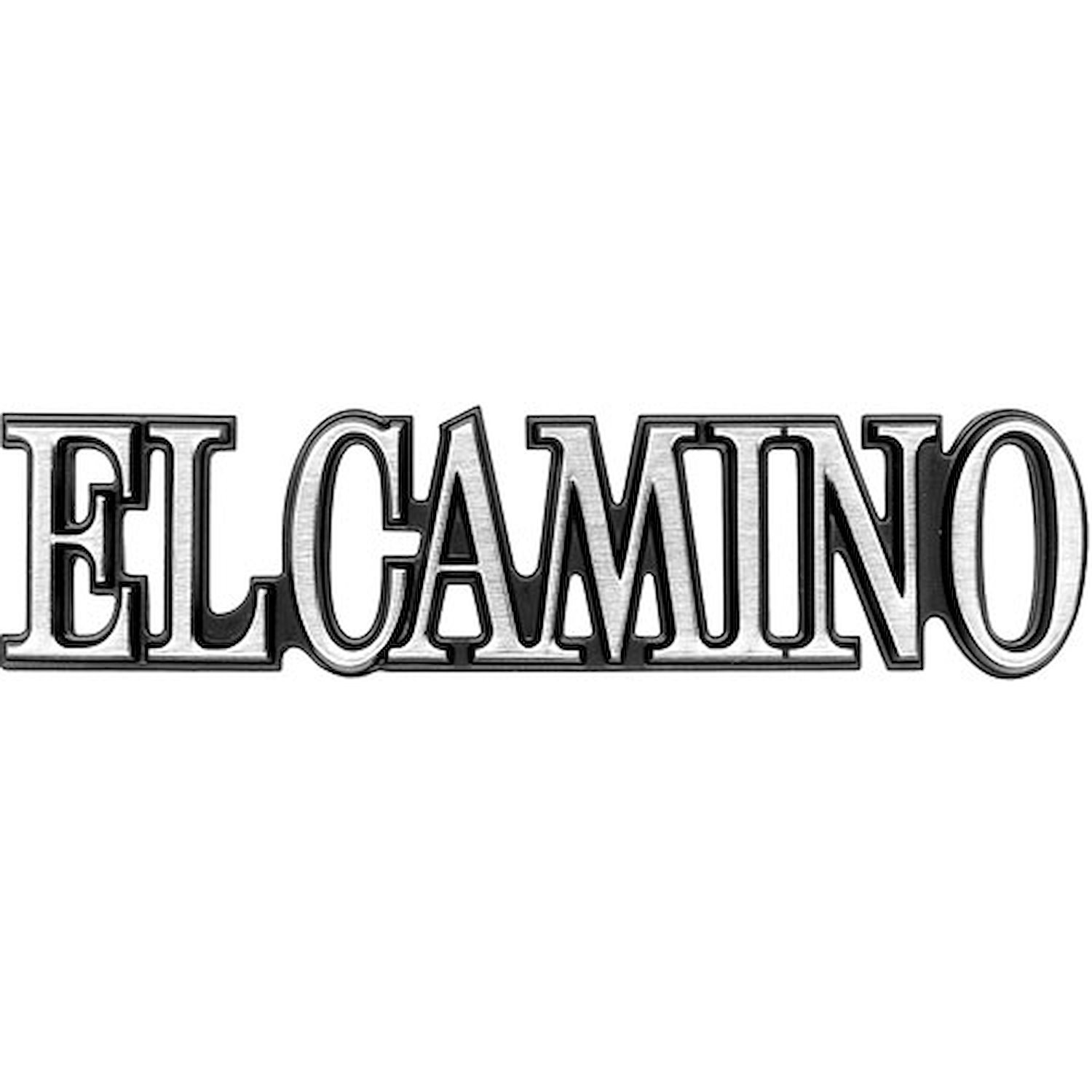 "El Camino" Quarter Panel Emblem 1978-87 Chevy El Camino