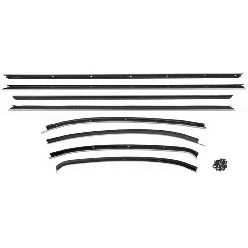 Window Felts 69 Chevelle Coupe 8 pieces Reproduction Flat Style