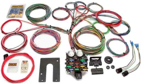 21-Circuit Classic Wire Harness GM Pickup - Key In Dash - Customizable