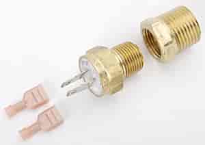 Replacement Thermostatic Switch 195° On/185° Off Includes 1/2" NPT to 3/8" NPT Adapter