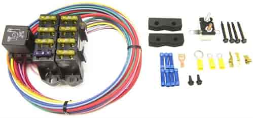 CirKit Boss Auxiliary Fuse Block Kit - 7-Circuit [(3) Constant, (4) Ignition -  12 V]