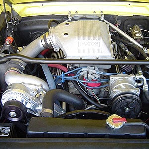 NOVI 1200SL Supercharger System 1964-68 Mustang (Passenger Side
