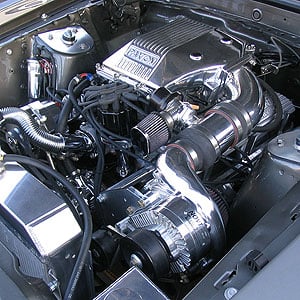 NOVI 1200 Supercharger System 1969 Mustang (Driver Side