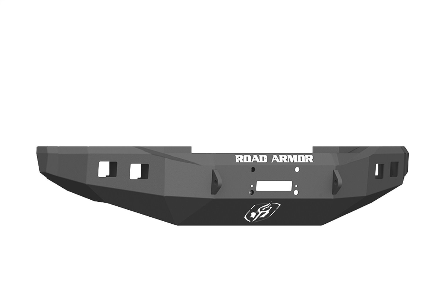 61740B Stealth Winch Front Bumper, Steel, Satin Black, For Wide Flare Models Fits Select Ford F-450/F-550 Super-Duty