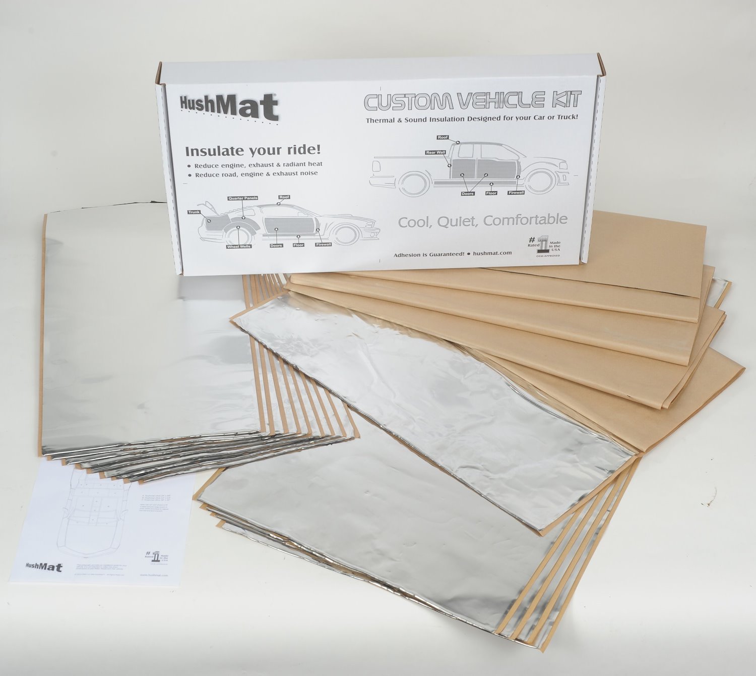 Complete Vehicle Insulation Kit 1967-1968 Ford Mustang