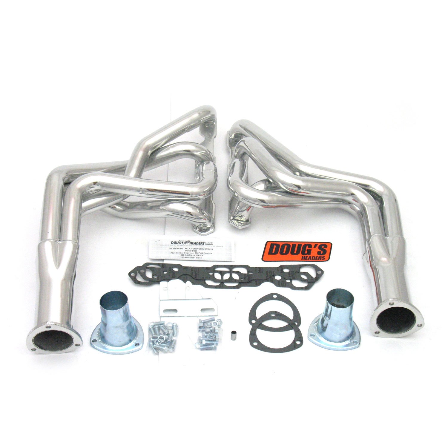 Metallic Ceramic Coated Headers 1967-1974 Small Block Chevy 265