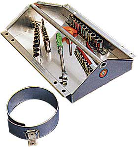 Tool Tray Includes Standard Carb Ring (5-1/4")