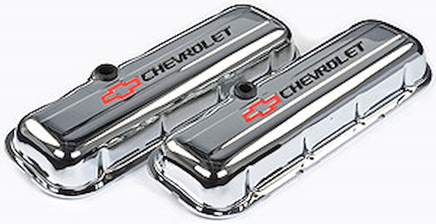 1965-Up Big Block Chevy Short Valve Cover in Chrome Finish
