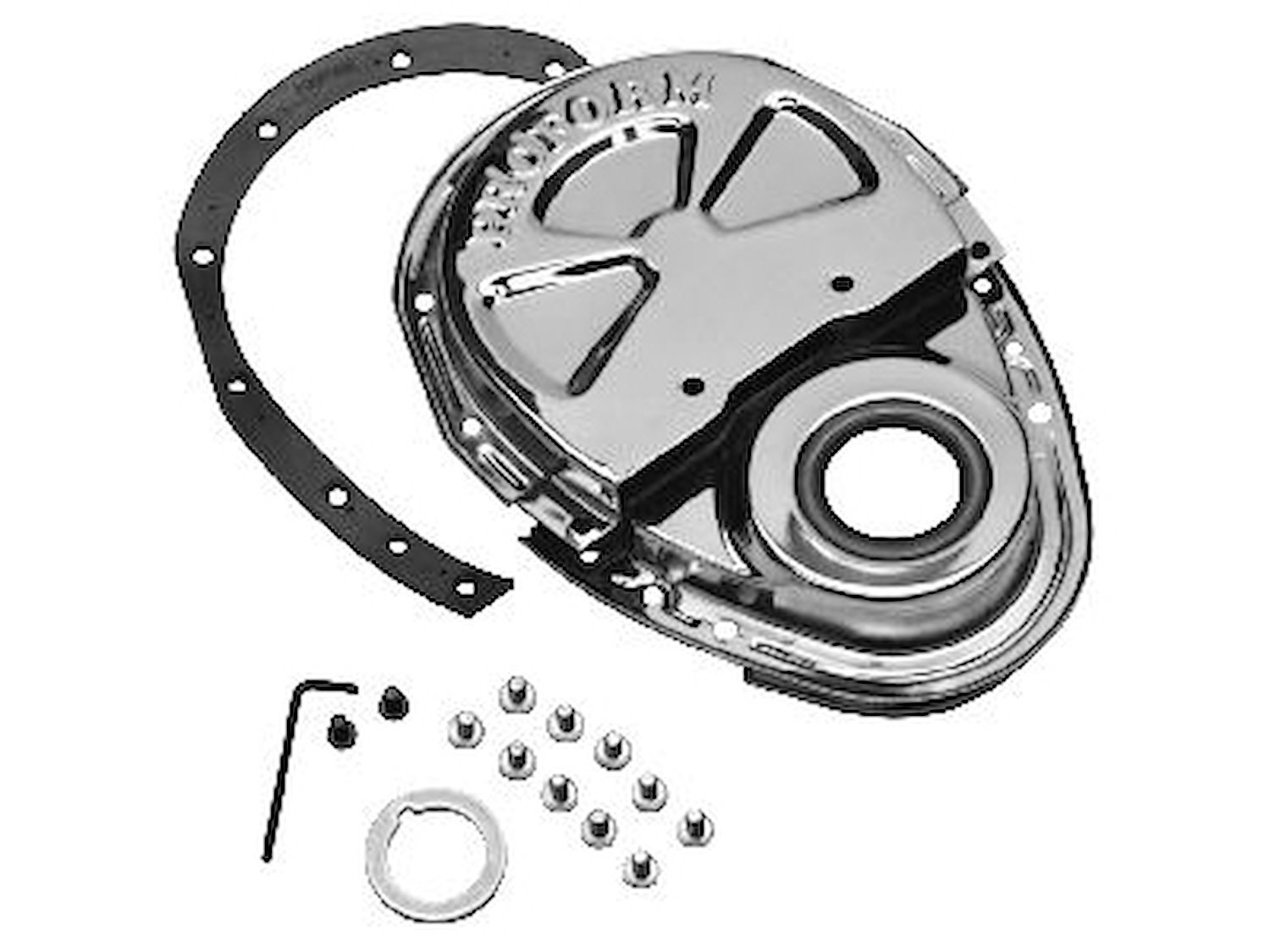 Chrome Timing Chain Cover 1955-1995 Small Block Chevy