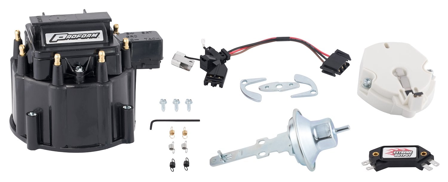 HEI Distributor Tune-Up Kit for GM V8 with Black Cap