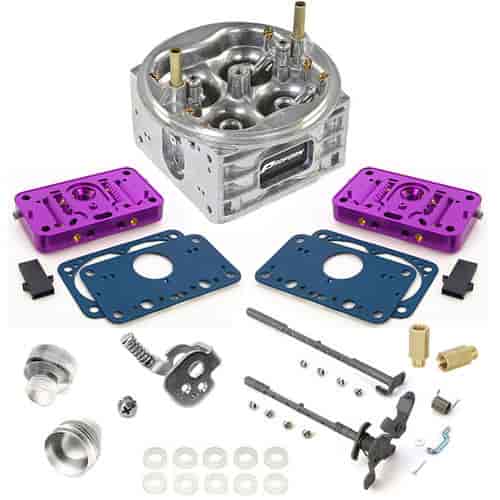 650-800 CFM High Performance 4150 Carburetor Upgrade Kit Includes: Billet Metering Blocks