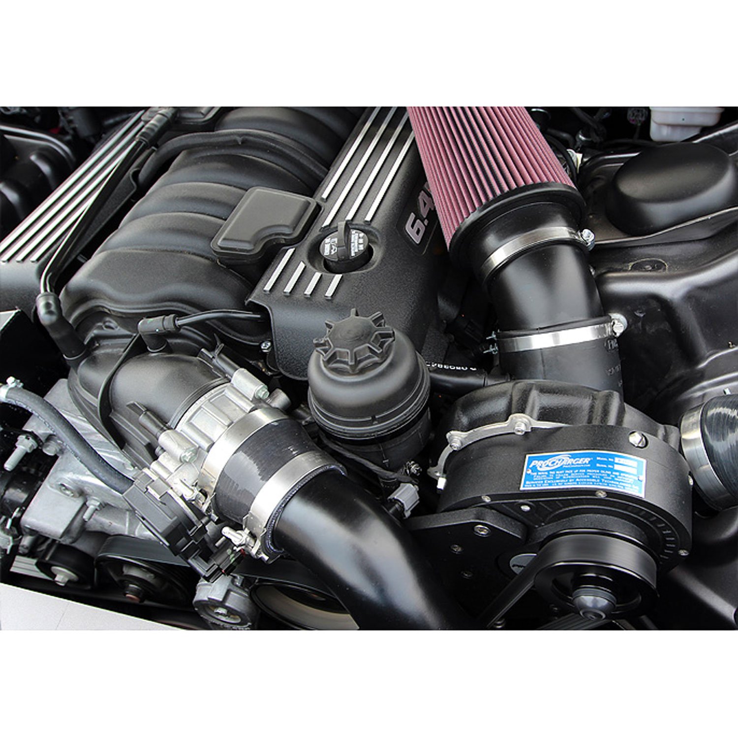 High Output Intercooled Supercharger System P-1X Dodge Challenger 6.4L Hemi Manual