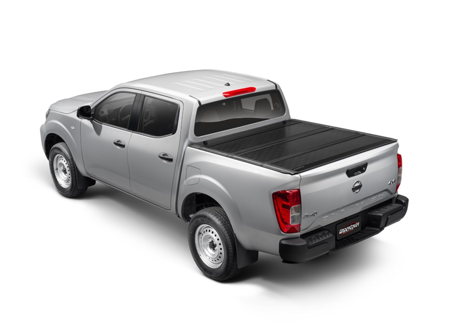 FX51020 Flex Hard Folding Cover, Fits Select Nissan Frontier 5'Bed w/ or w/o Utilty Track System, Black Textured