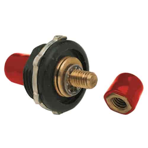 Firewall Cable Connector Stud Red
