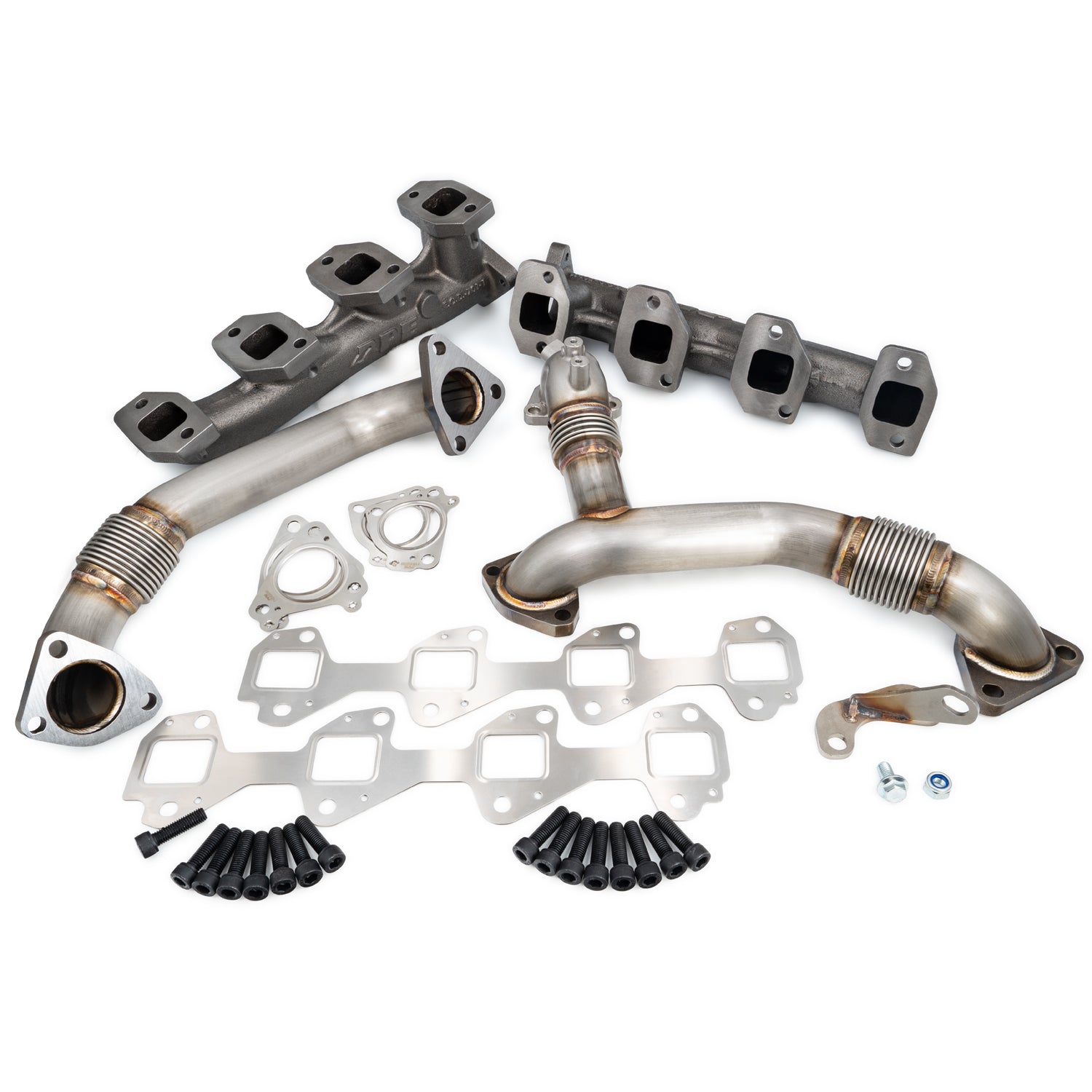 116112035 Manifolds and Up-Pipes GM 2011-2016 Y-Pipe LML - Silver
