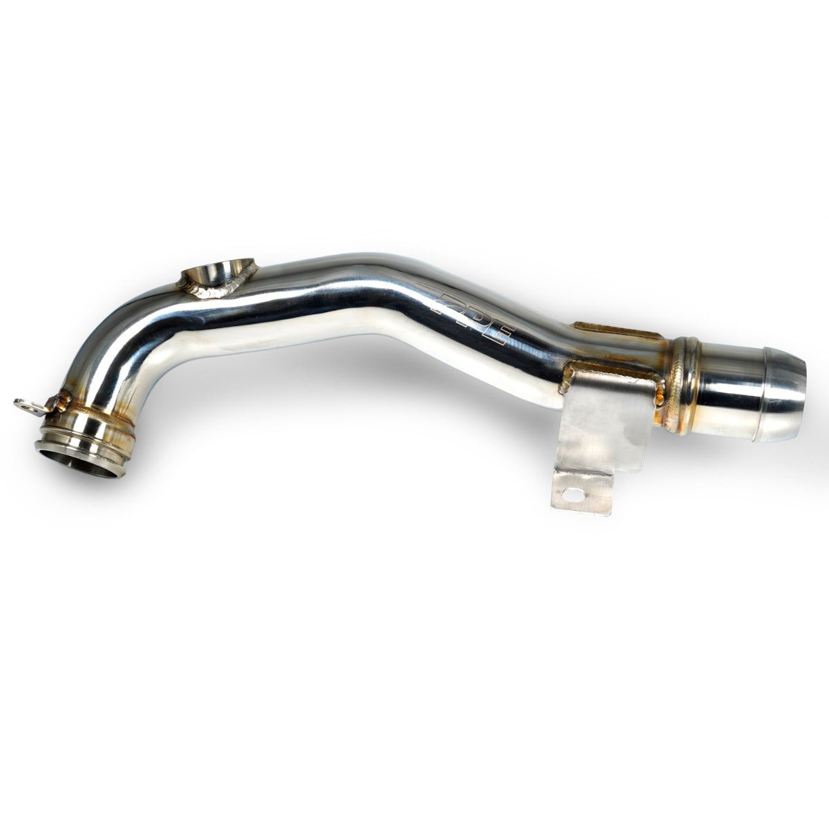119001230 304 Stainless Steel Engine Coolant Return Pipe - 2006-2010 GM 6.6L Duramax LBZ/LMM - Polished