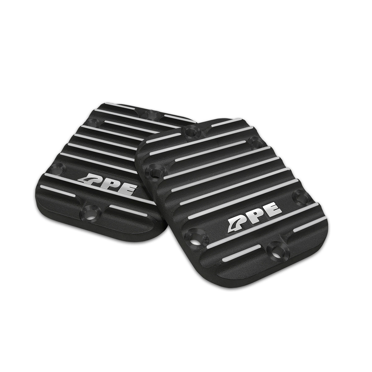 128060010 PTO Side Plate Covers (Pair) Cast Alum - Brushed