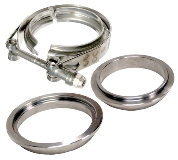 517330003 Standard 304 Stainless Steel V-Band - 3 piece Set (1C 1M 1F)