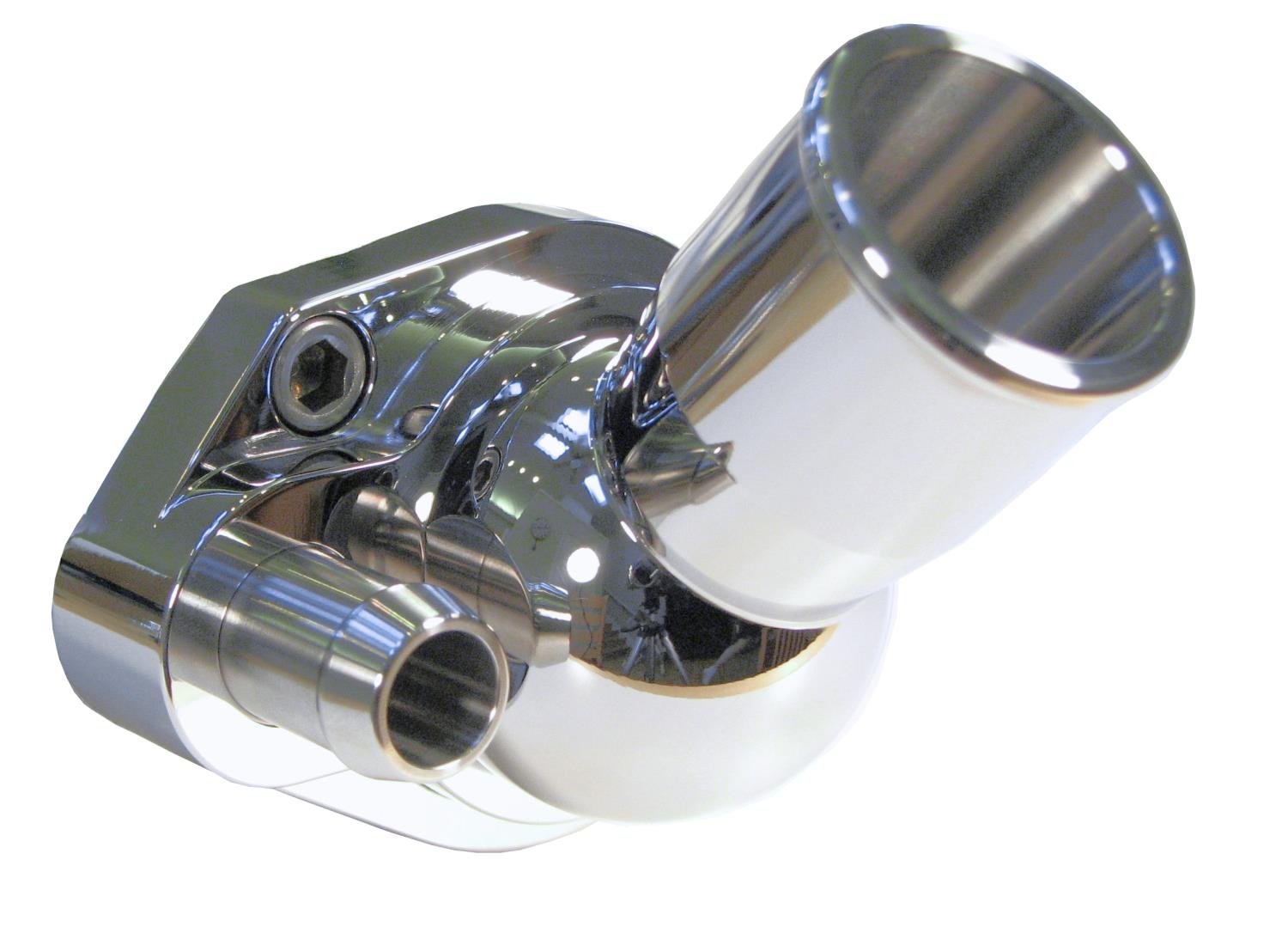 Thermostat Housing fits Small Block Ford 289/302/351W, 45-Degree Non-Swivel [Polished Finish]