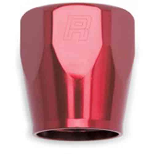 Full Flow Hose End Socket [Red Anodized Mirror Finish]