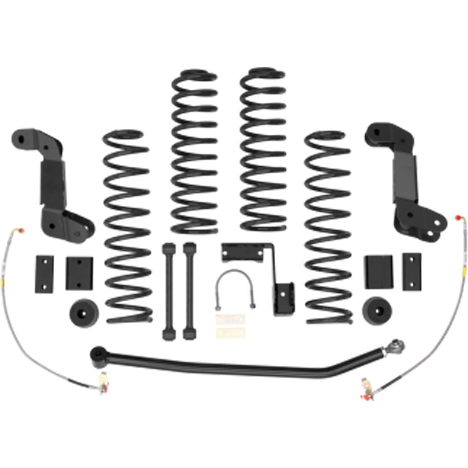 RS66102B Front and Rear Suspension Lift Kit, Lift Amount: 4 in. Front/4 in. Rear