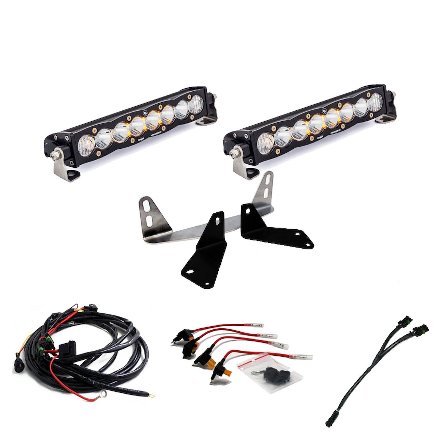 S8 Dual 10 in. Grille Light Bar Kit